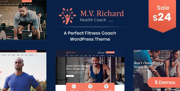 MV Richard – Health and Fitness WordPress Theme